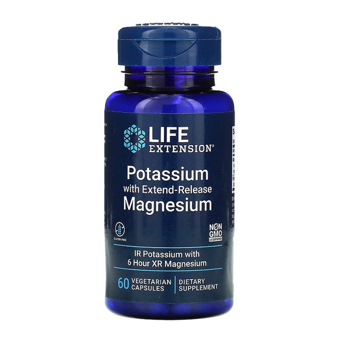 Life Extension Potassium with Extend-Release Magnesium - 60 vcaps