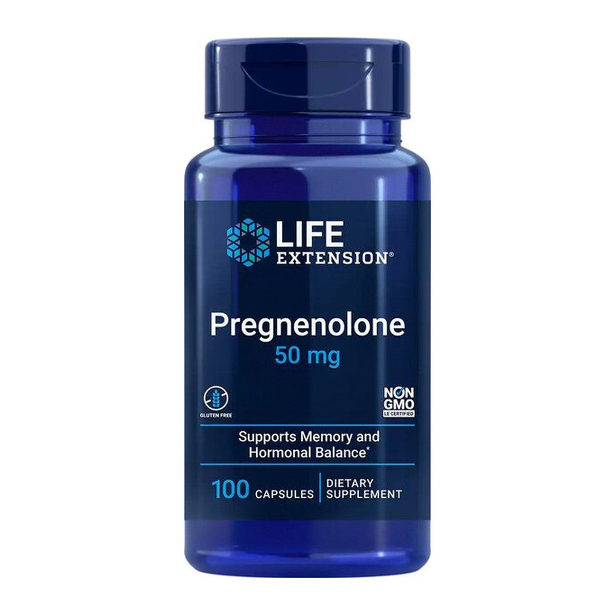 Life Extension Pregnenolone, 50mg - 100 caps