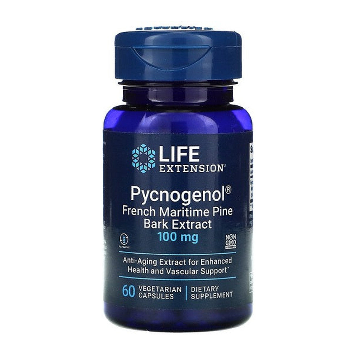 Life Extension Pycnogenol French Maritime Pine Bark Extract, 100mg
