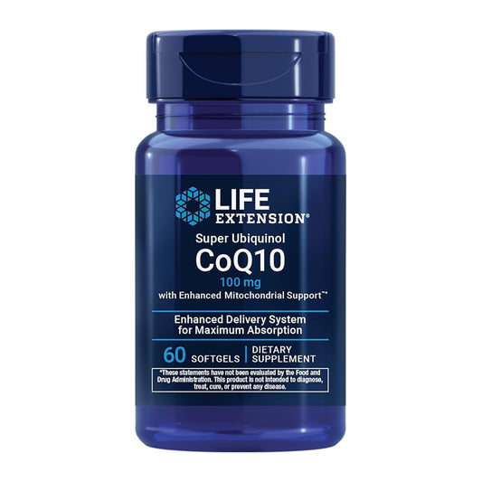 Life Extension Super Ubiquinol CoQ10 with Enhanced Mitochondrial S