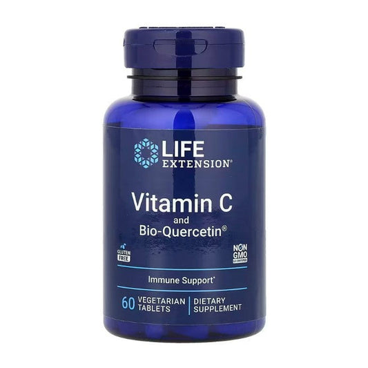 Life Extension Vitamin C and Quercetin - 60 vegetarian tablets