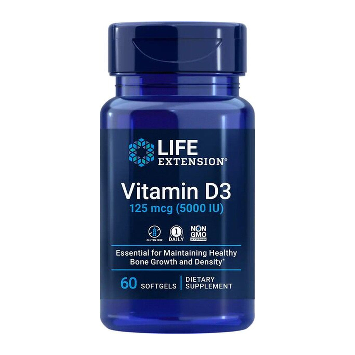 Life Extension Vitamin D3, 5000IU - 60 softgels