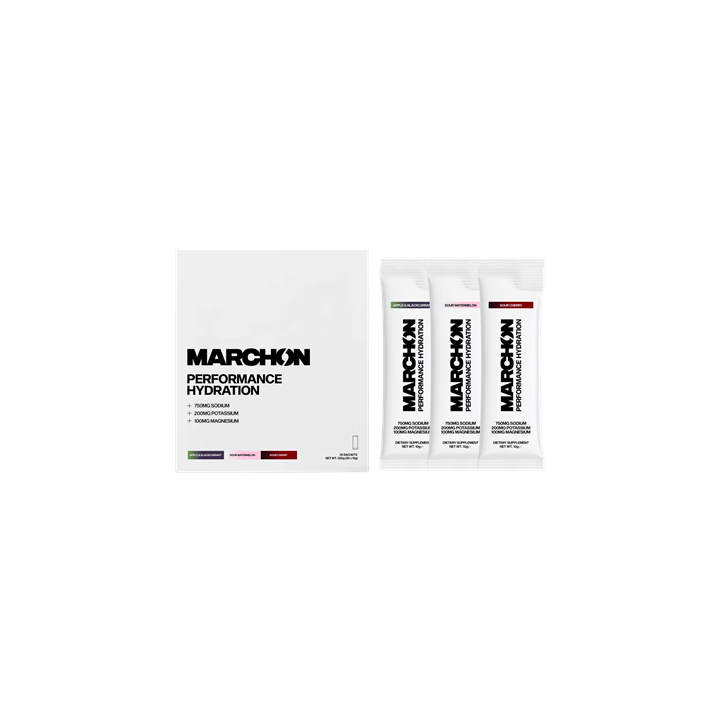 Marchon Supplements Performance Hydration Electrolyte Powder Sachets 30x10g