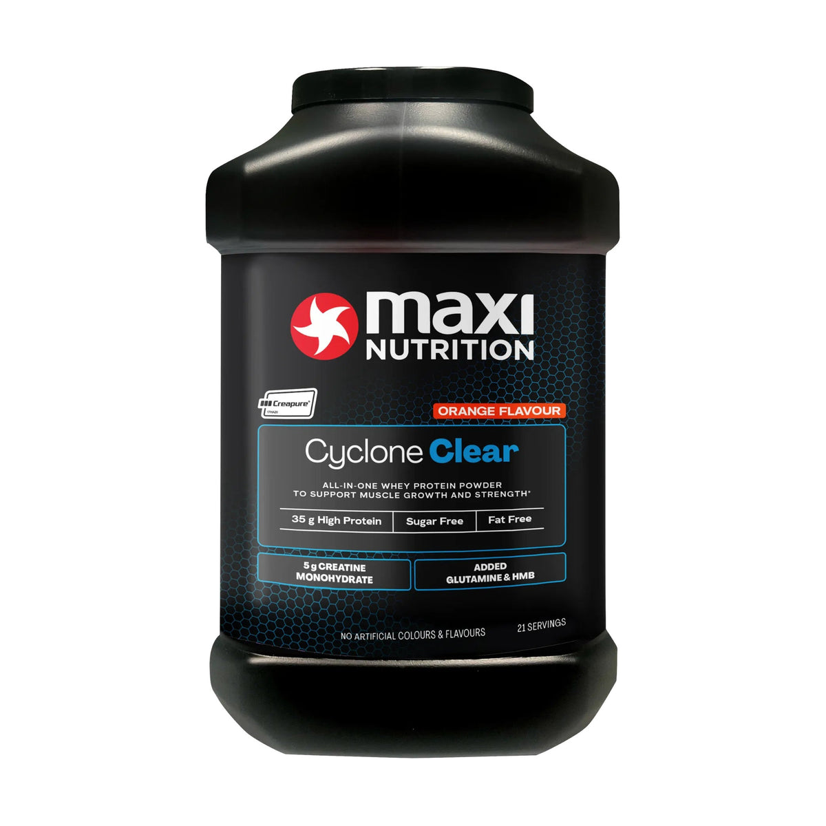 MaxiNutrition Cyclone Clear Powder, Orange - 1.26kg