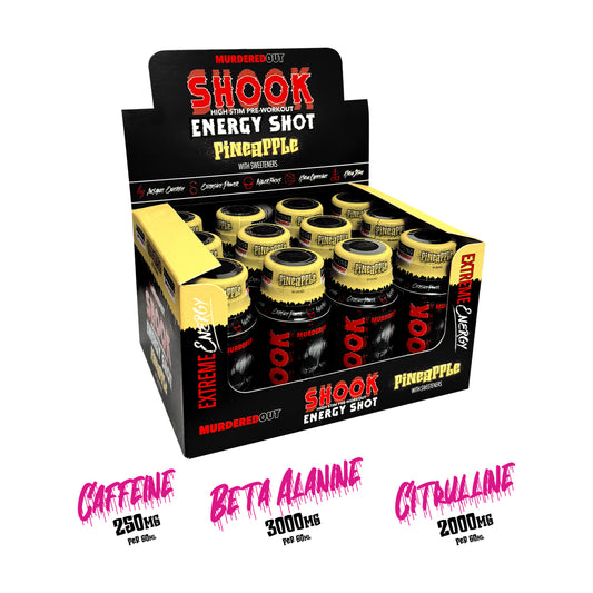 Murdered Out Shook Energy Shot - 12x60ml