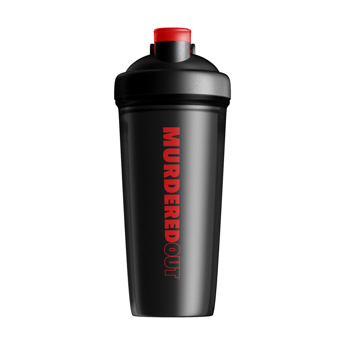 Murdered Out Smartshake Shaker Black & Red - 600ml