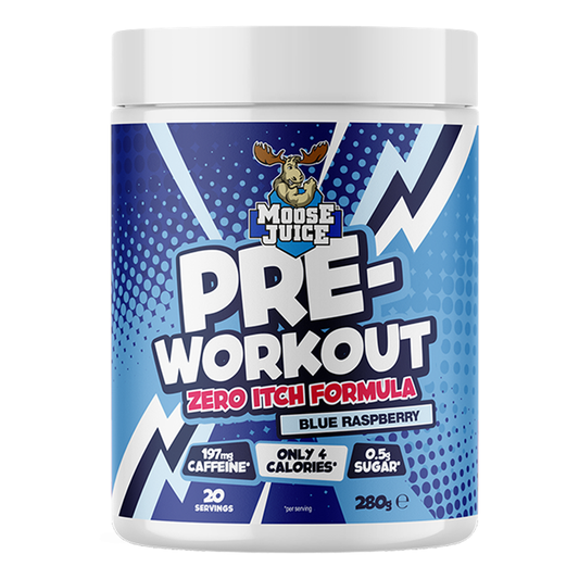 Muscle Moose Pre-Workout - Zero Itch Formula 280g