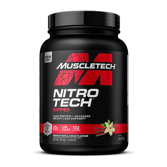 MuscleTech Nitro-Tech Ripped, French Vanilla Bean - 1810g