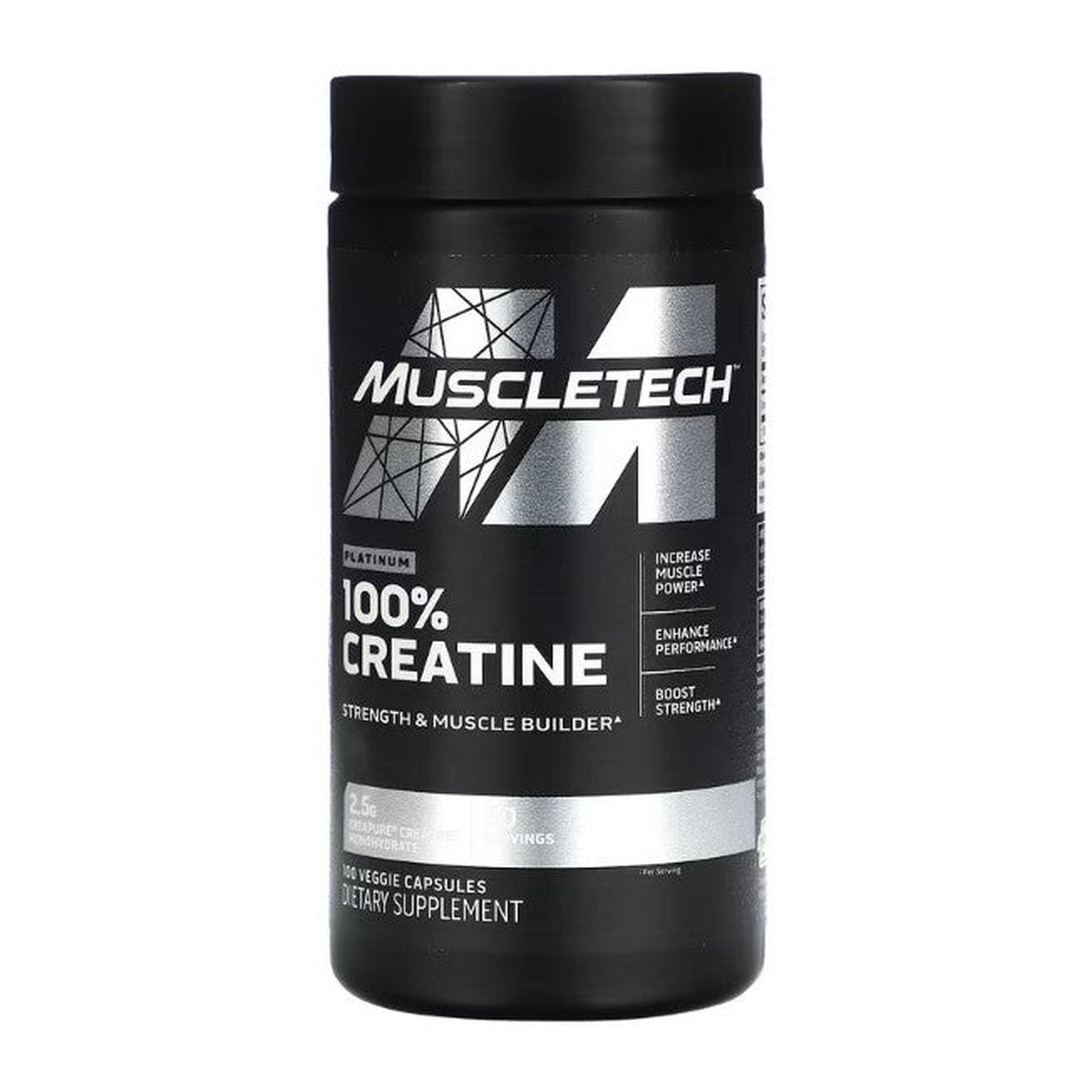 MuscleTech Platinum 100% Creatine - 100 vcaps
