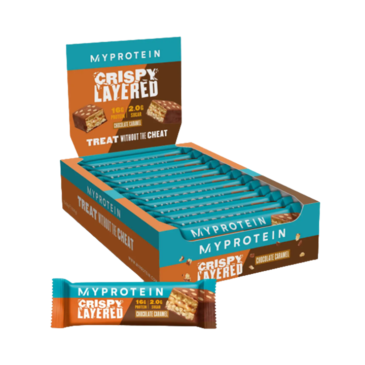 MyProtein Crispy Layered Protein Bar 12x58g - view 2