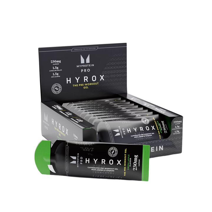 MyProtein THE Pre Workout Gel (HYROX Edition) 12 x 50g Green Apple