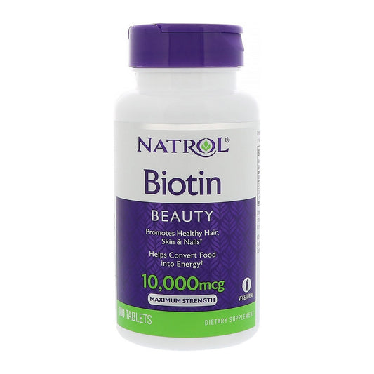 Natrol Biotin, 10000mcg - 100 tabs
