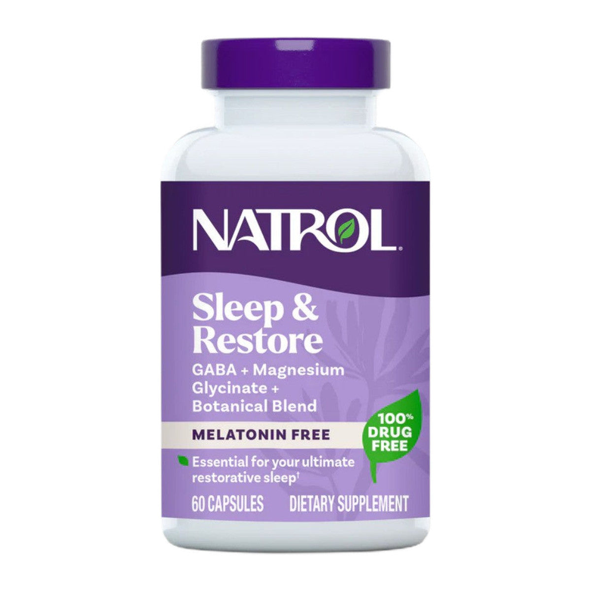 Natrol Sleep & Restore Melatonin Free - 60 caps