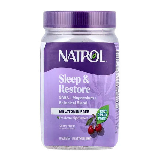 Natrol Sleep & Restore Melatonin Free, Cherry - 60 gummies