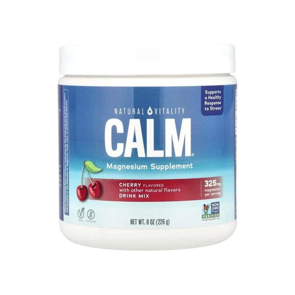 Natural Vitality Calm Magnesium Powder, Cherry - 226g