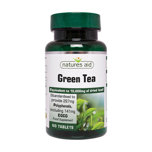 Natures Aid Green Tea 10,000mg - 60 tabs
