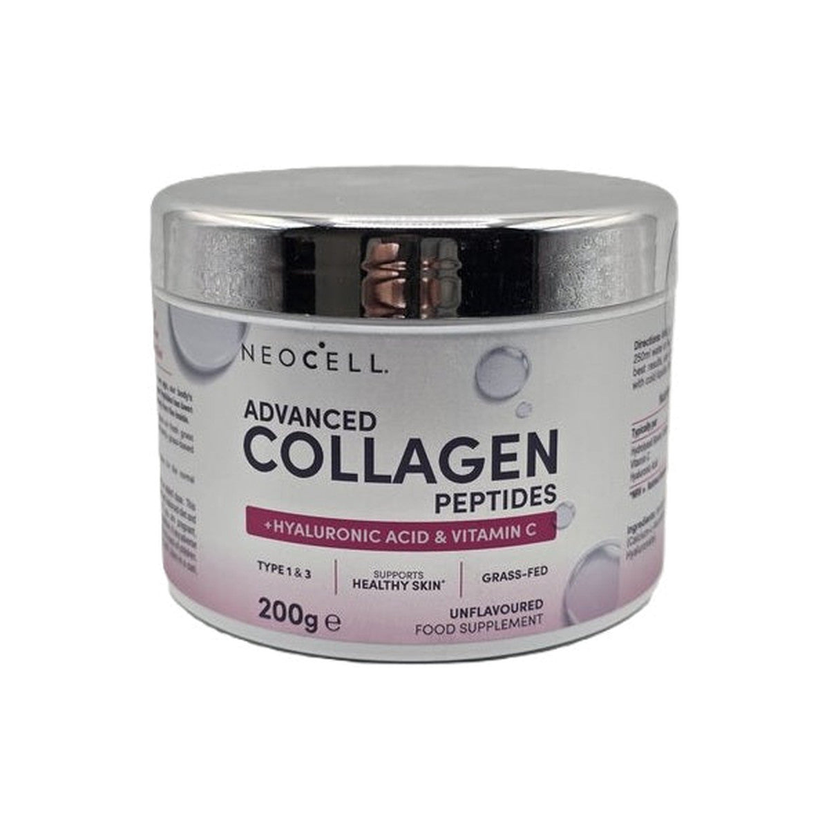 NeoCell Advanced Collagen Peptides with Vitamin C & Hyaluronic Aci