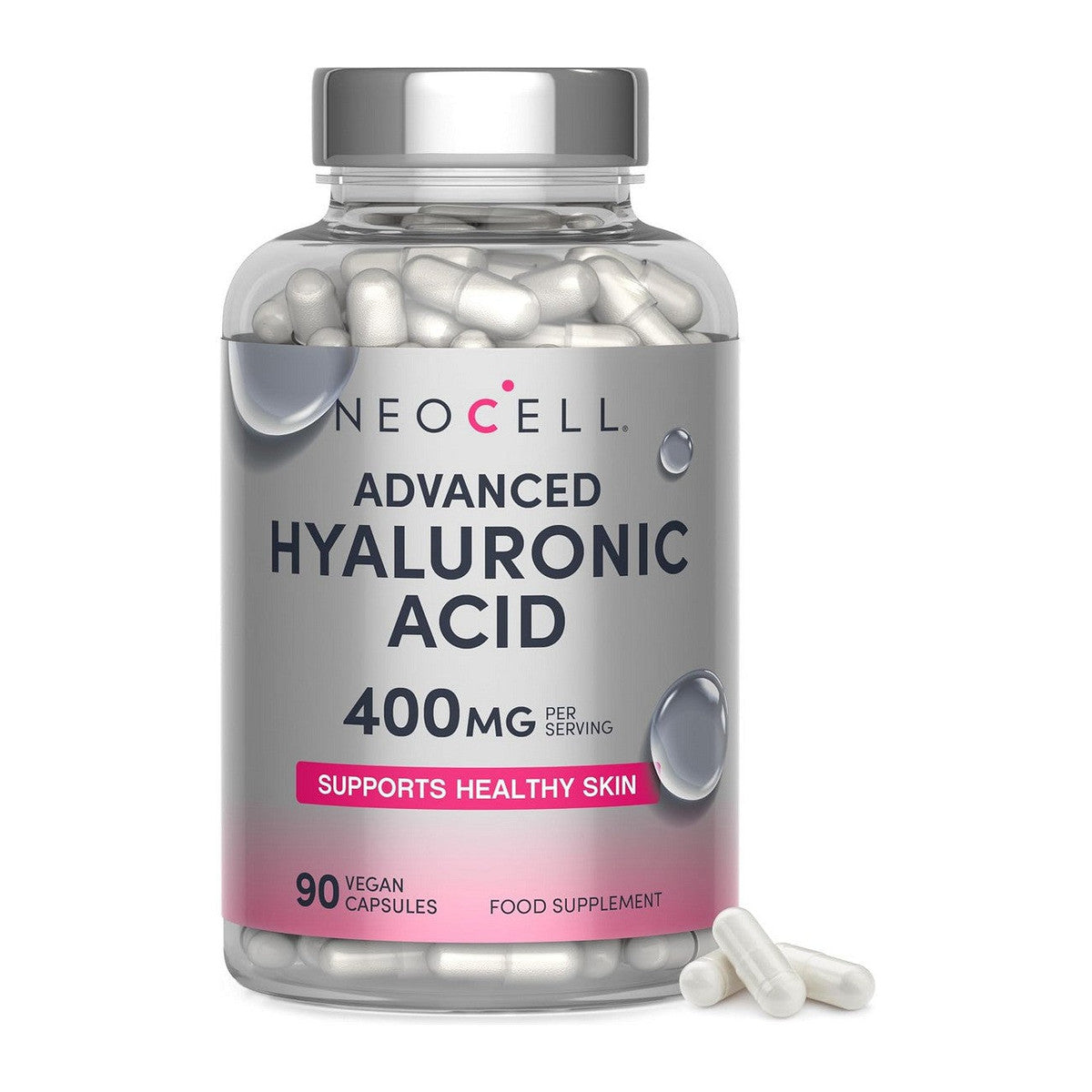NeoCell Advanced Hyaluronic Acid, 400mg - 90 vcaps