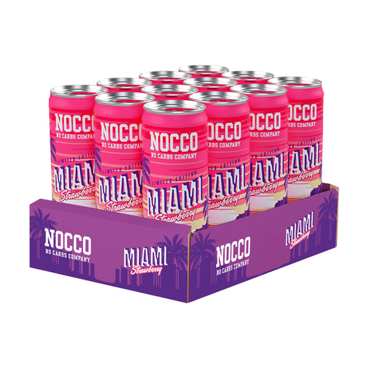 NOCCO BCAA, Miami Strawberry - 12x330ml