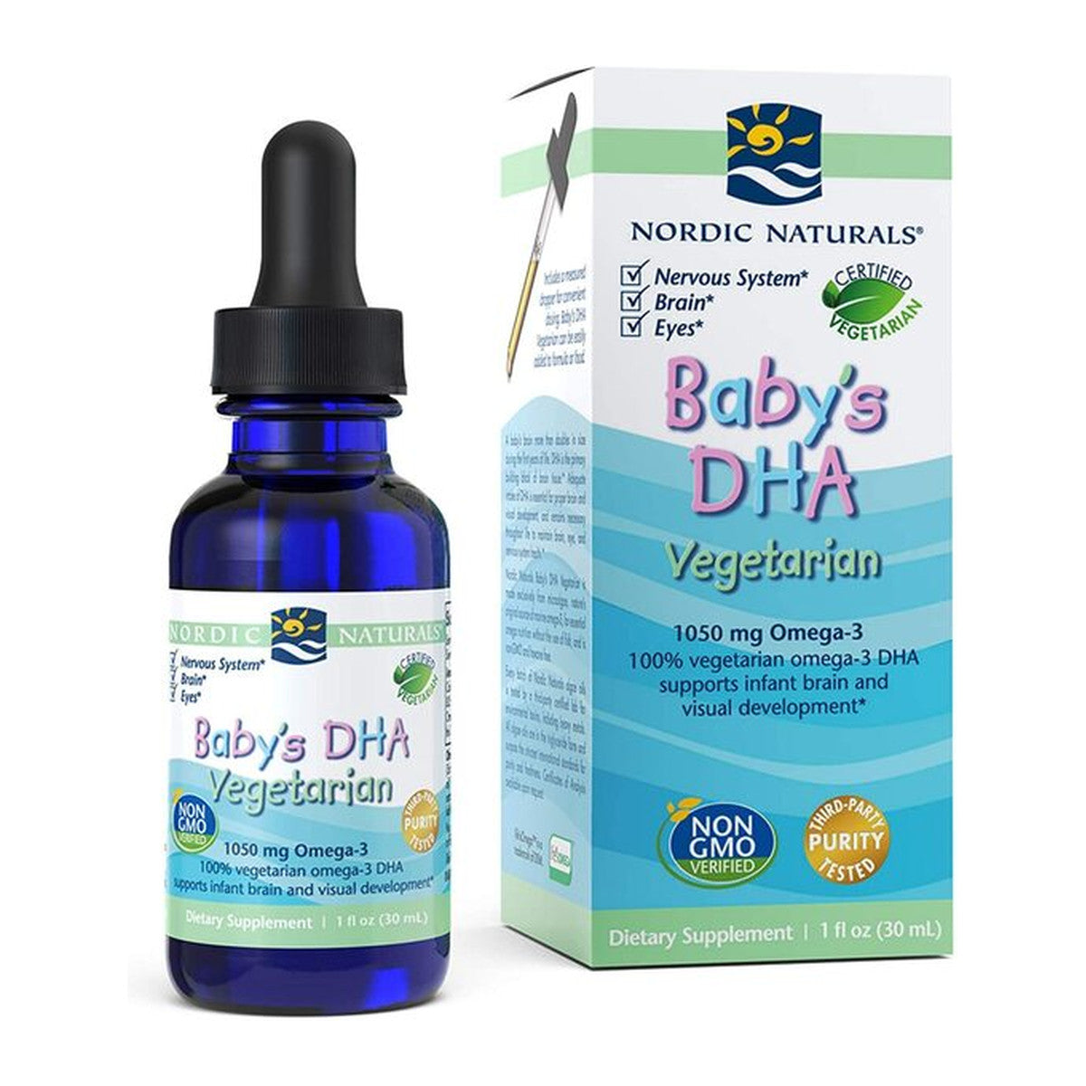 Nordic Naturals Baby's DHA Vegetarian, 1050mg - 30 ml.