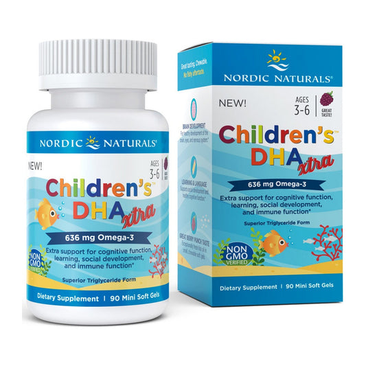 Nordic Naturals Children's DHA Xtra Fish Oil, 636mg Berry Punch