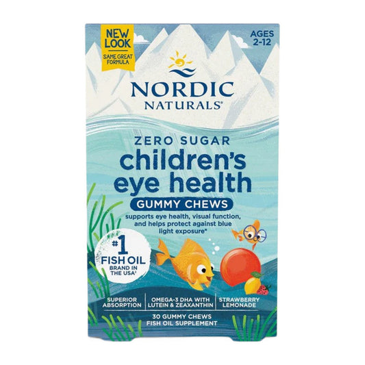 Nordic Naturals Children's Eye Health, Strawberry Lemonade - 30 gu