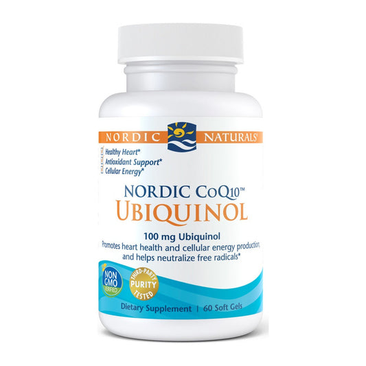 Nordic Naturals Nordic CoQ10 Ubiquinol, 100mg - 60 softgels