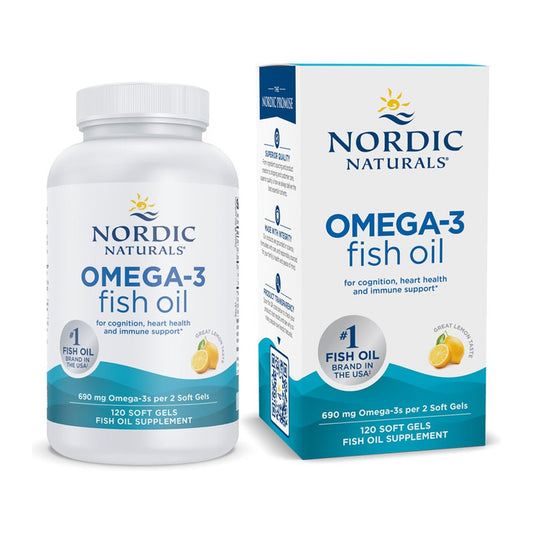 Nordic Naturals Omega-3, 690mg Lemon (EAN 768990891243) - 120 soft