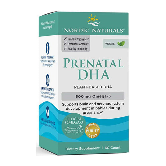 Nordic Naturals Prenatal DHA Vegan, 500mg - 60 softgels