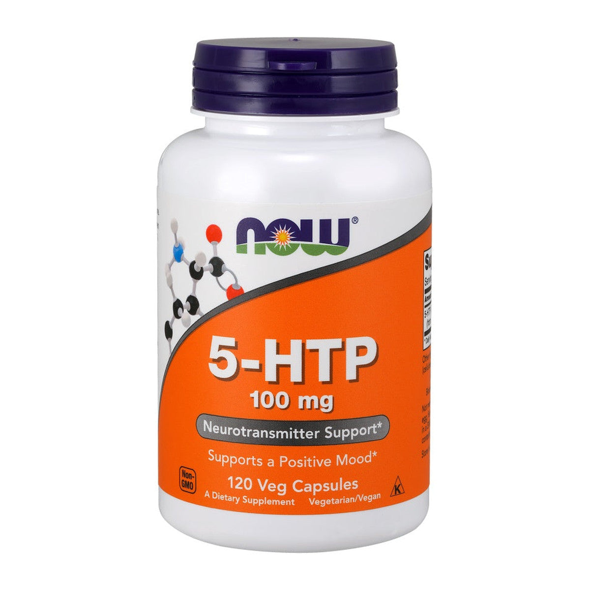 NOW Foods 5-HTP, 100mg - 120 vcaps