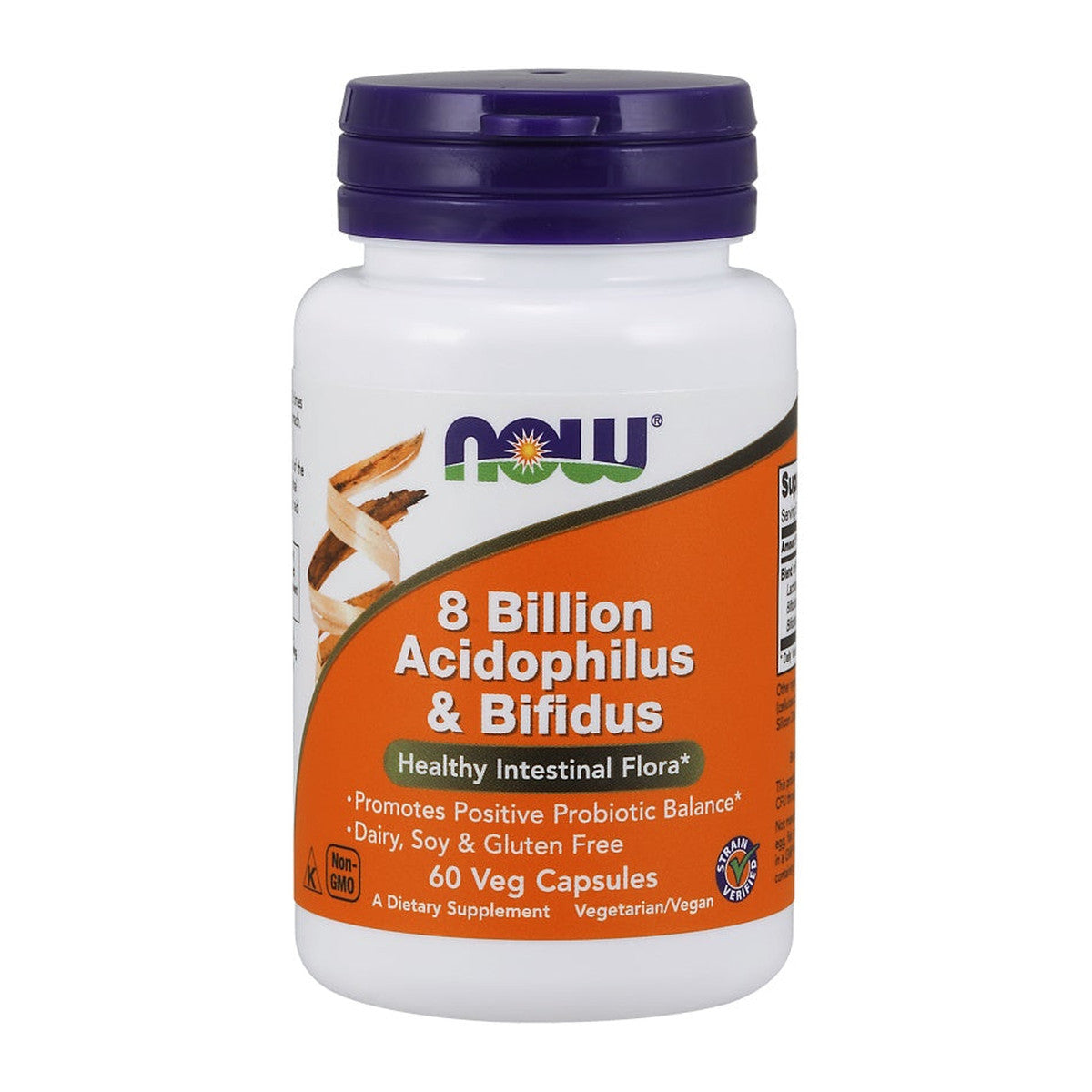 NOW Foods 8 Billion Acidophilus & Bifidus - 60 vcaps