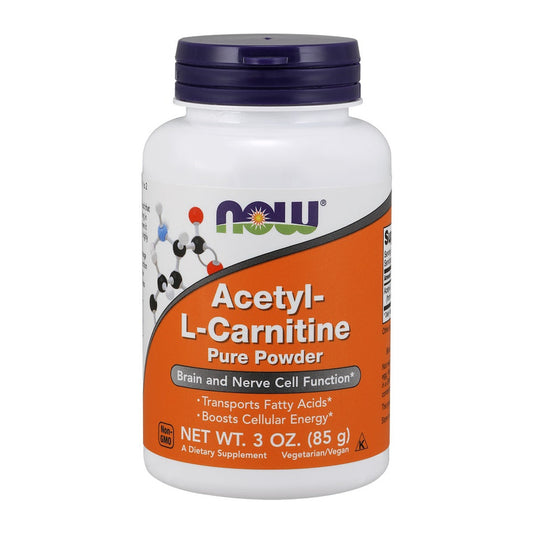 NOW Foods Acetyl-L-Carnitine, Pure Powder - 85g