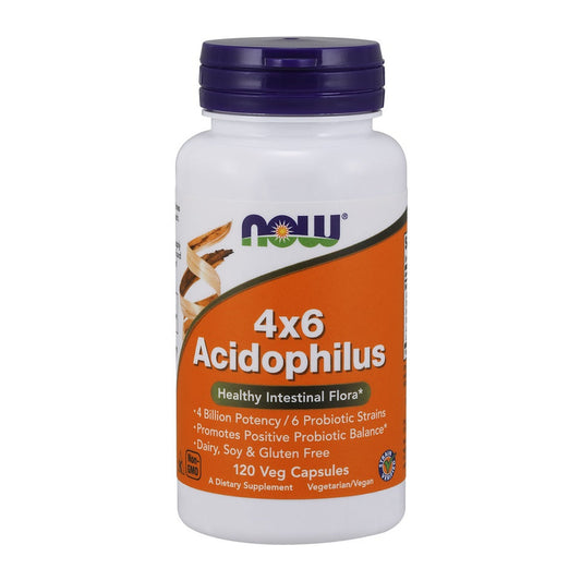 NOW Foods Acidophilus 4X6 - 120 vcaps