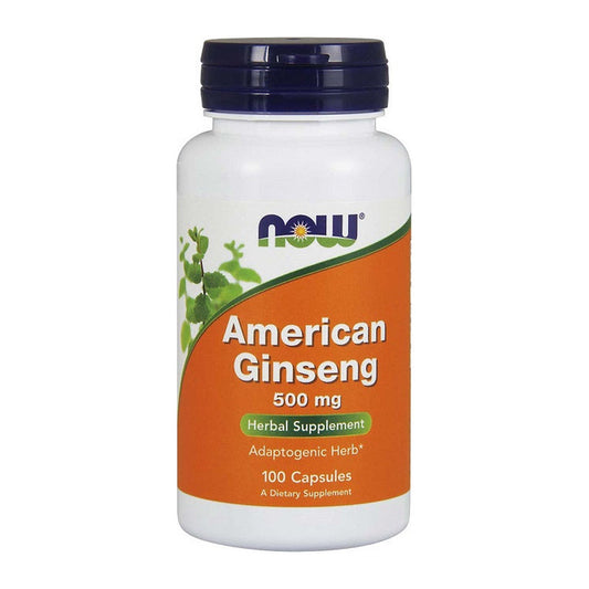 NOW Foods American Ginseng, 500mg - 100 vcaps