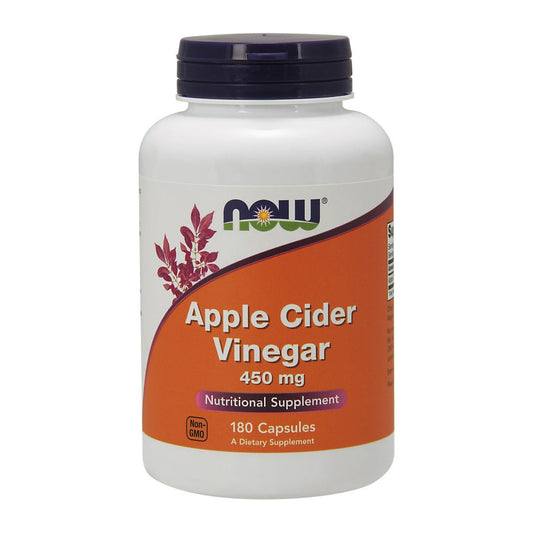 NOW Foods Apple Cider Vinegar, 450mg - 180 vcaps