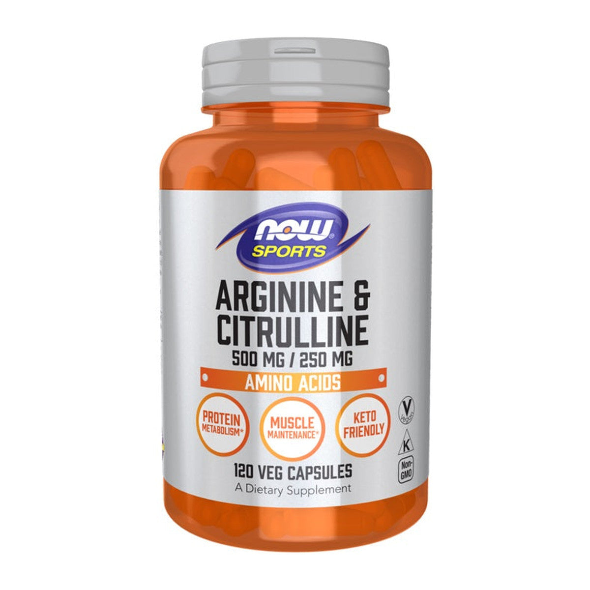 NOW Foods Arginine & Citrulline - 120 vcaps