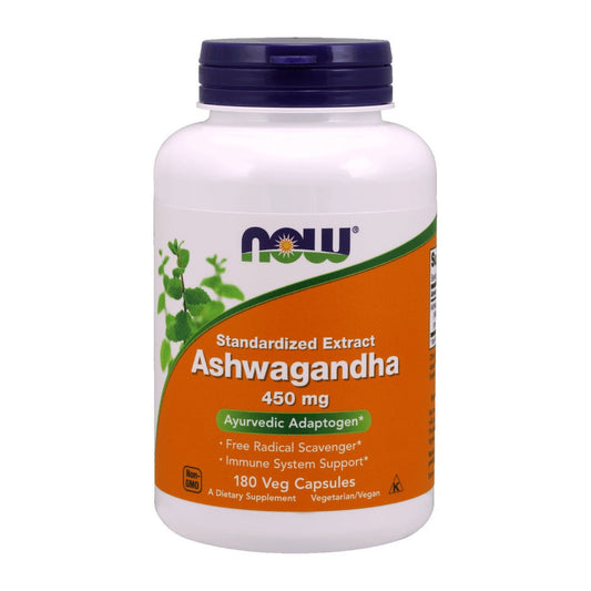 NOW Foods Ashwagandha Extract, 450mg - 180 vcaps