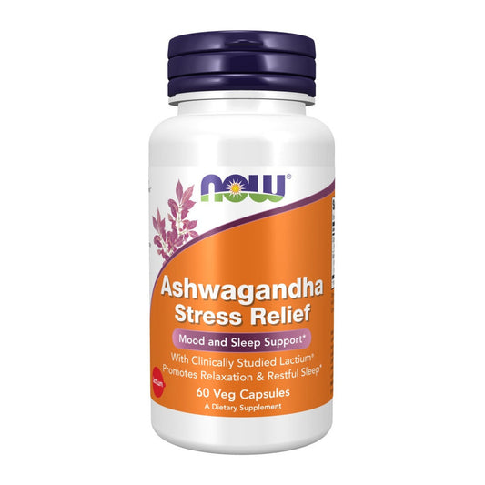 NOW Foods Ashwagandha Stress Relief - 60 vcaps