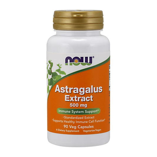 NOW Foods Astragalus Extract, 500mg - 90 vcaps