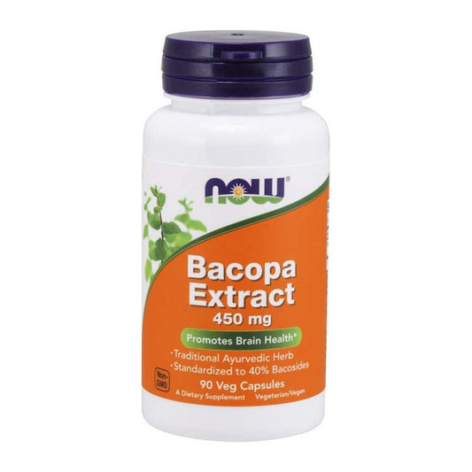NOW Foods Bacopa Extract, 450mg - 90 vcaps