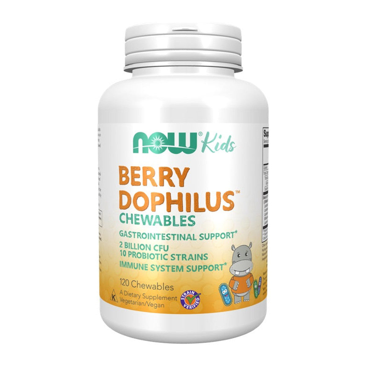 NOW Foods BerryDophilus Kids Chewables - 120 chewables