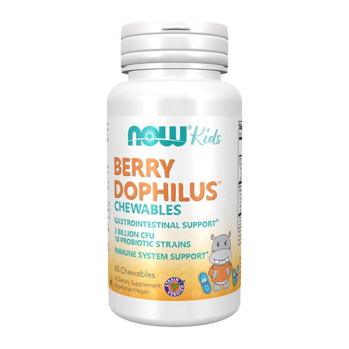 NOW Foods BerryDophilus Kids Chewables - 60 chewables
