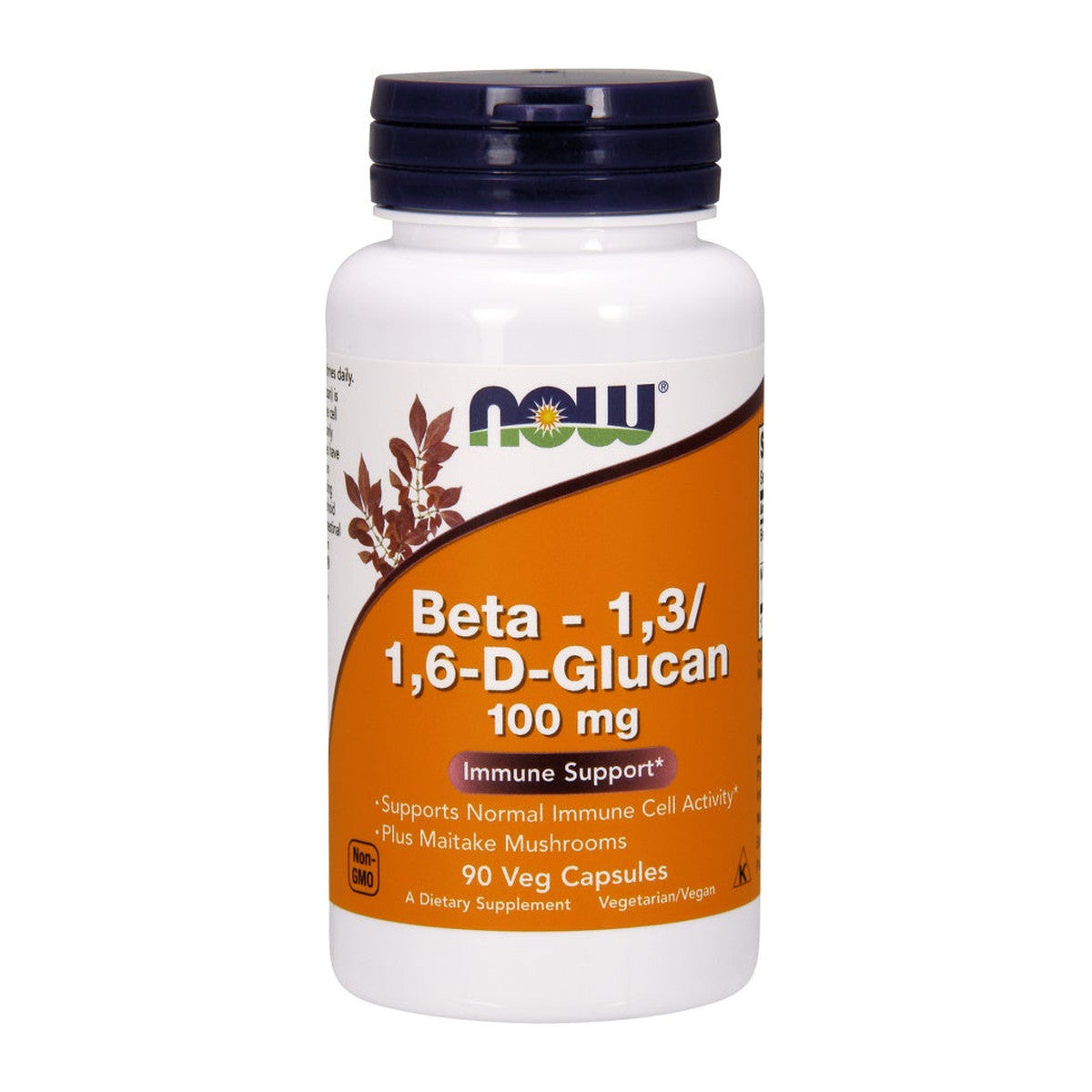 NOW Foods Beta - 1,3/1,6-D-Glucan, 100mg - 90 vcaps
