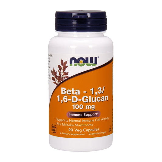 NOW Foods Beta - 1,3/1,6-D-Glucan, 100mg - 90 vcaps