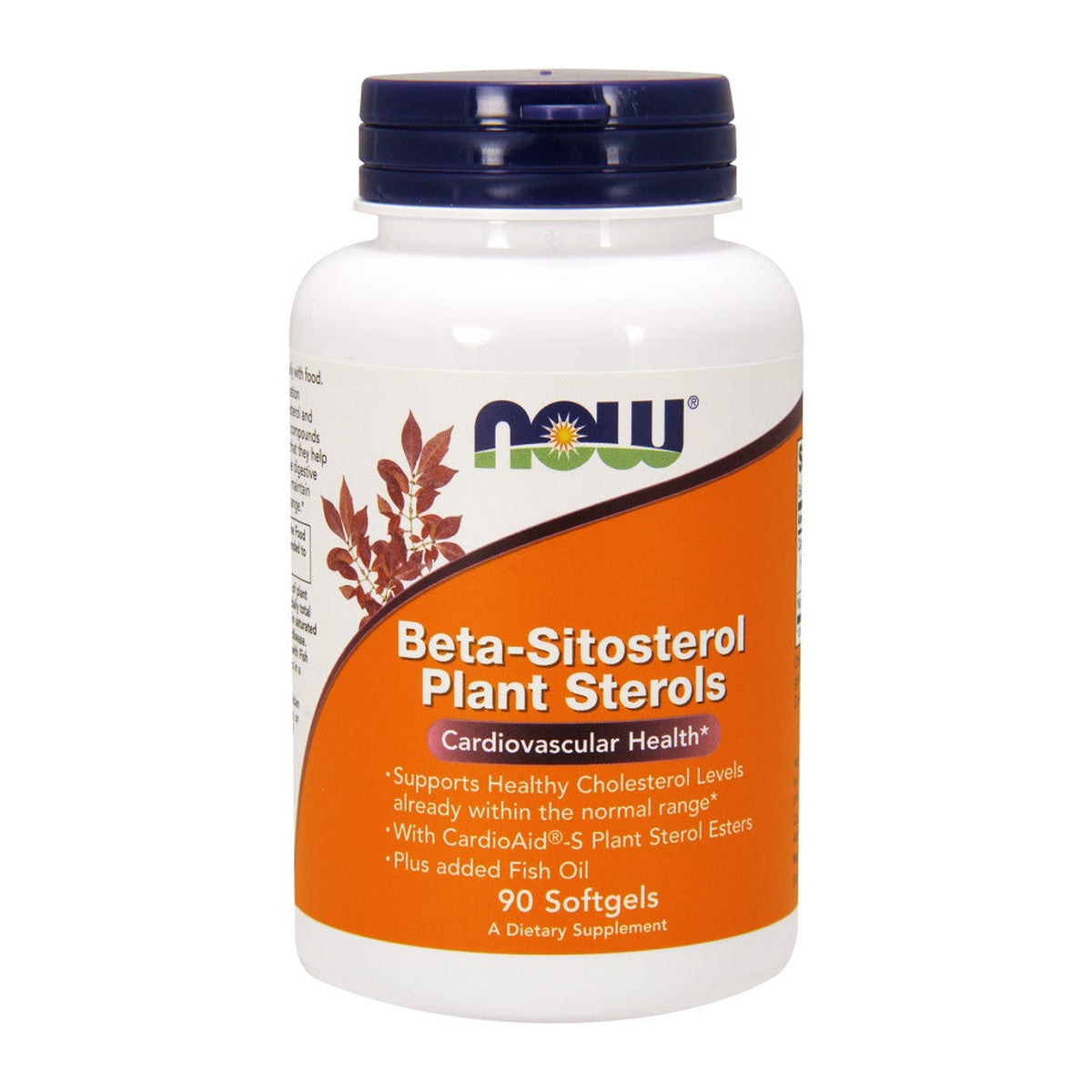 NOW Foods Beta-Sitosterol Plant Sterols - 90 softgels