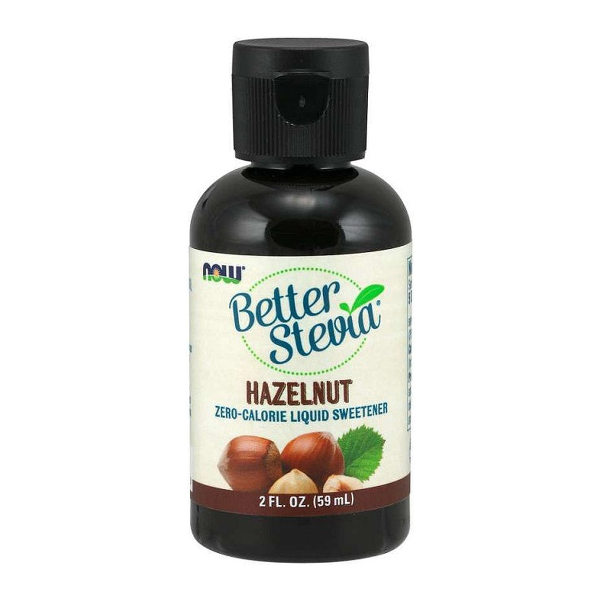 NOW Foods Better Stevia Liquid, Hazelnut - 59 ml.