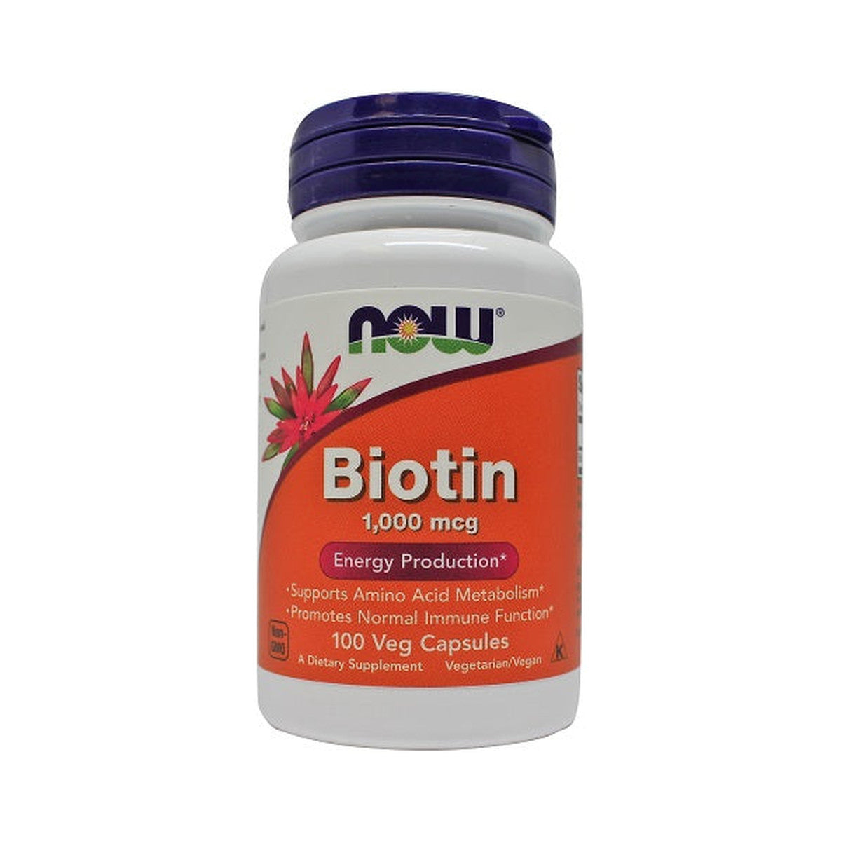 NOW Foods Biotin, 1000mcg - 100 vcaps