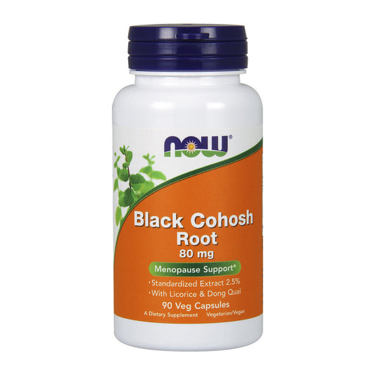 NOW Foods Black Cohosh Root, 80mg - 90 vcaps