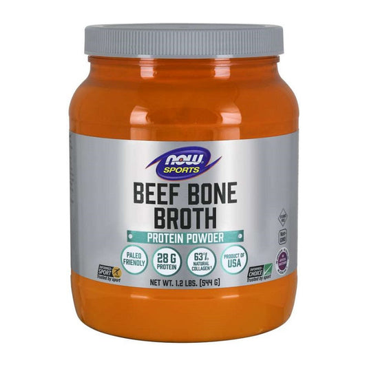NOW Foods Bone Broth, Beef Powder - 544g