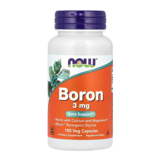 NOW Foods Boron, 3mg - 100 caps